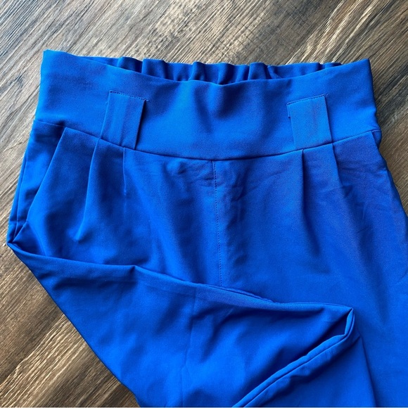 Grace Karin Vibrant Blue High-Waisted Pants (M) - Picture 2 of 4